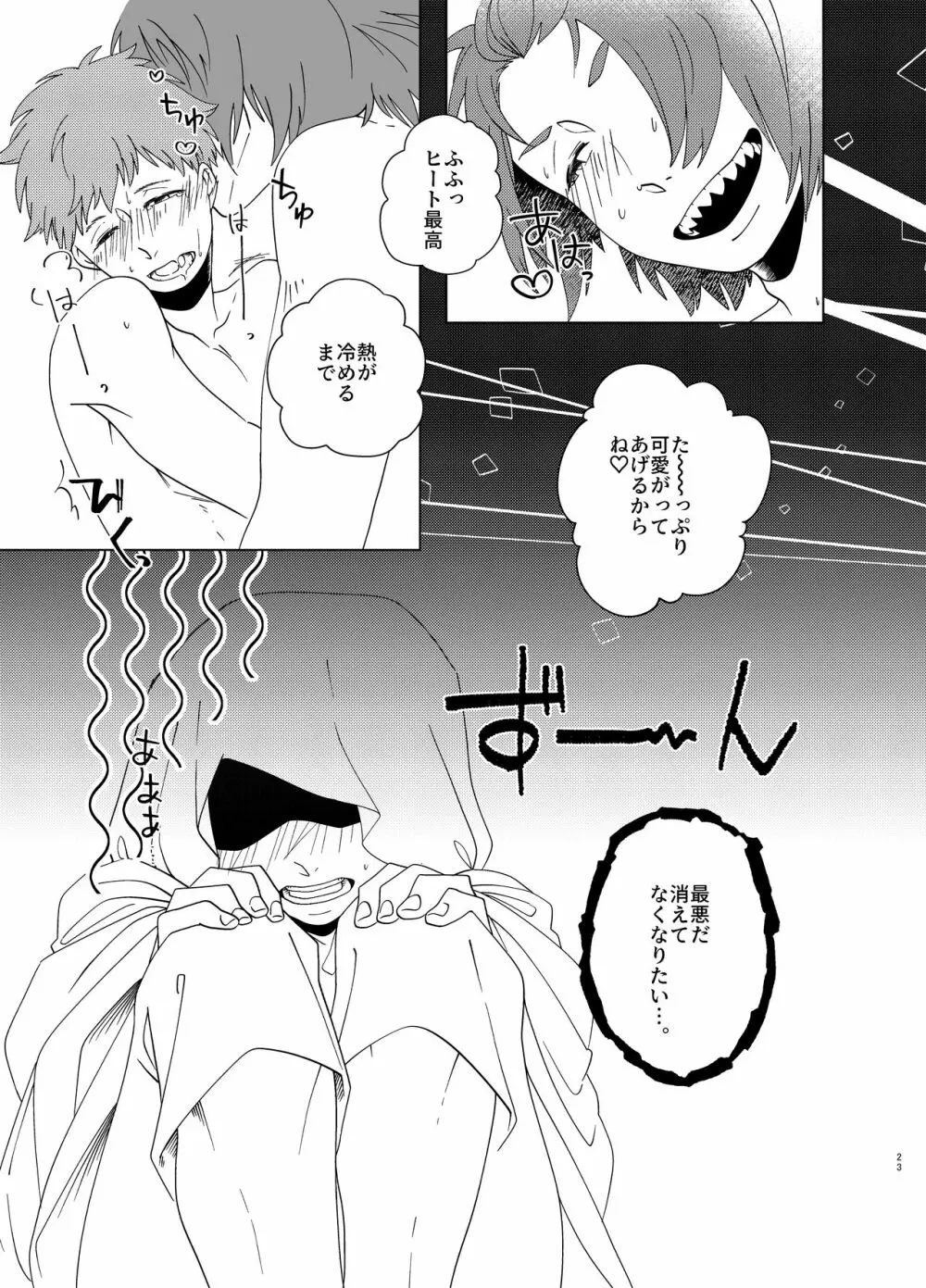 真夏 暑がり 厚着の君 Page.22