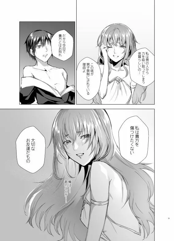 月光塔の夢 女体化童話~男子禁制の塔~ Page.9