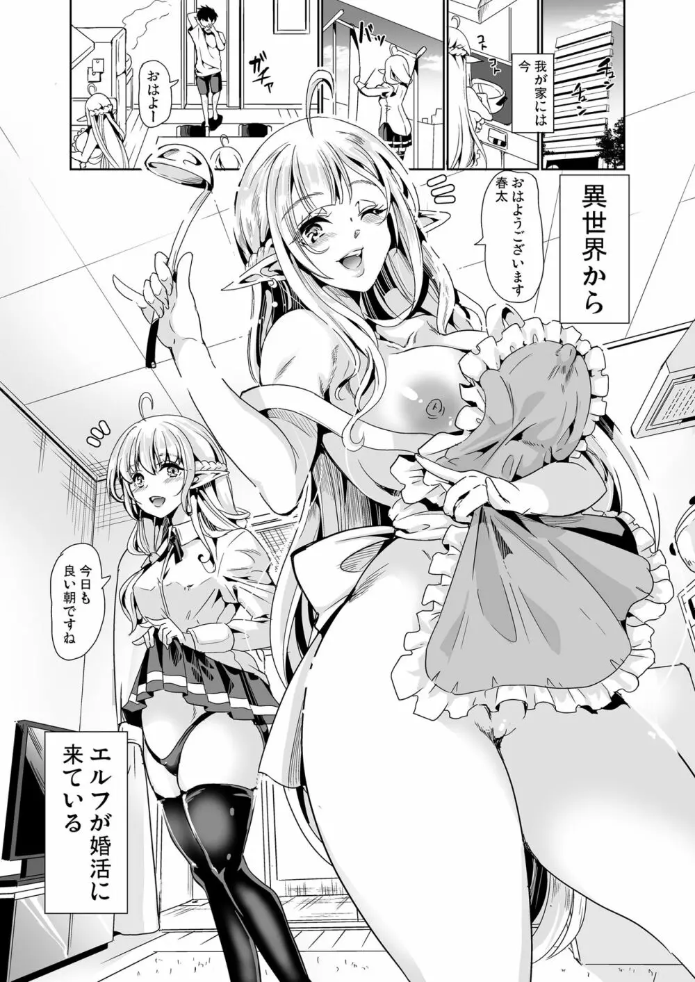 スケベエルフ姉妹、婚活に来る ~ハーレムレッスン~ Page.2