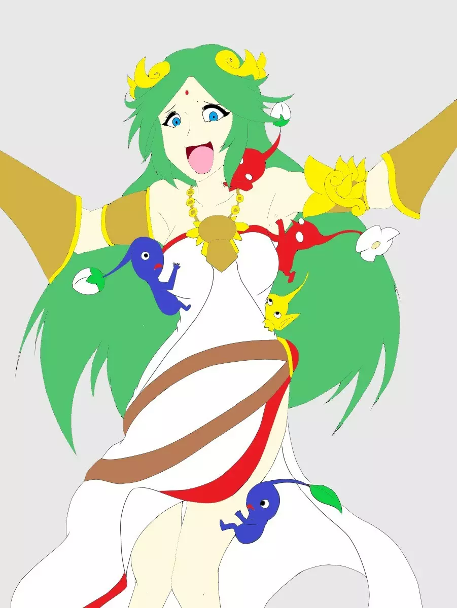 Hentai Kamen's Ticklish Palutena Page.32