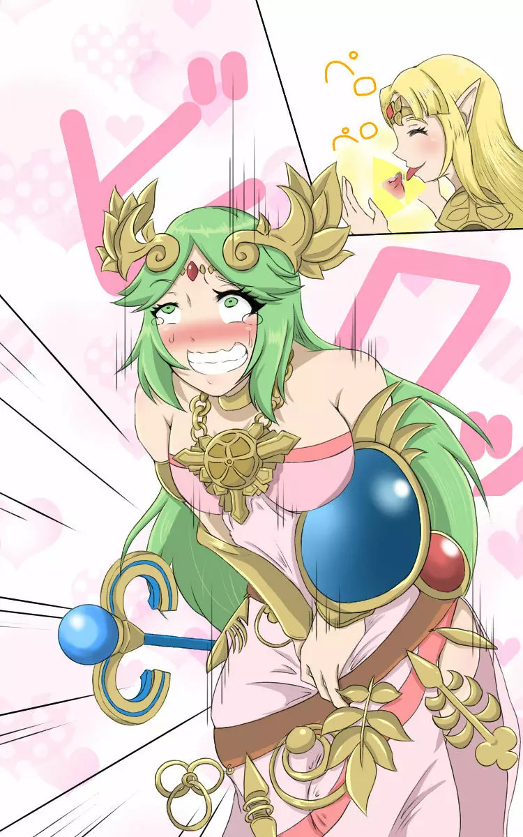 Hentai Kamen's Ticklish Palutena Page.38