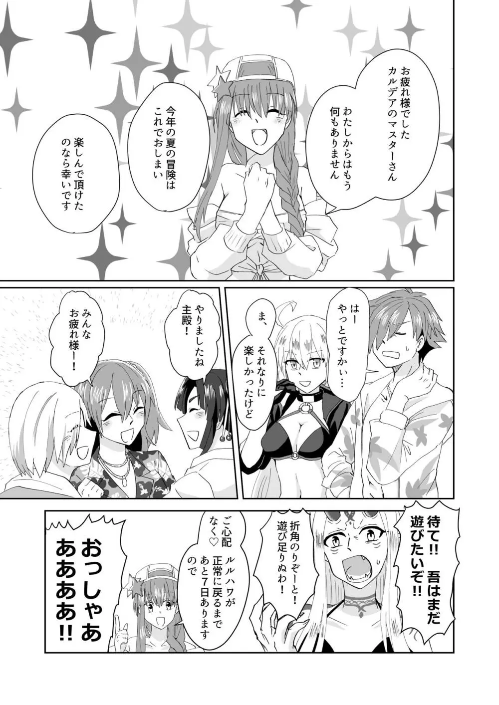 只今カルデアは夏休みでして! Part.1 Each fight. Page.4