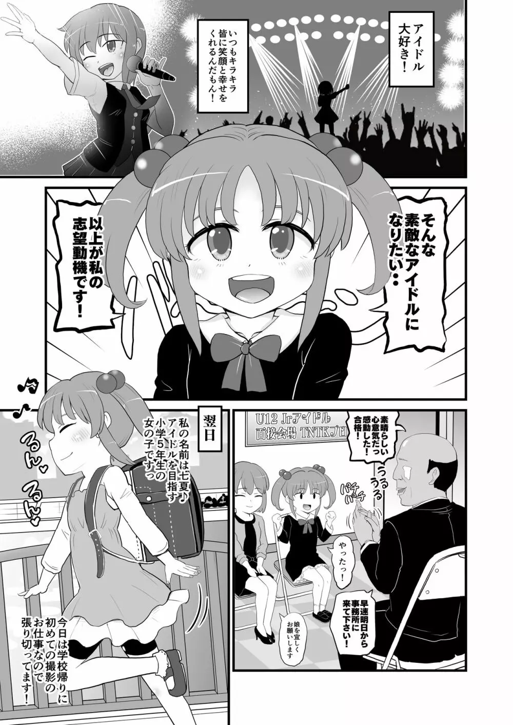 Jrアイドルの女児を騙してオナホにしてみた Page.3