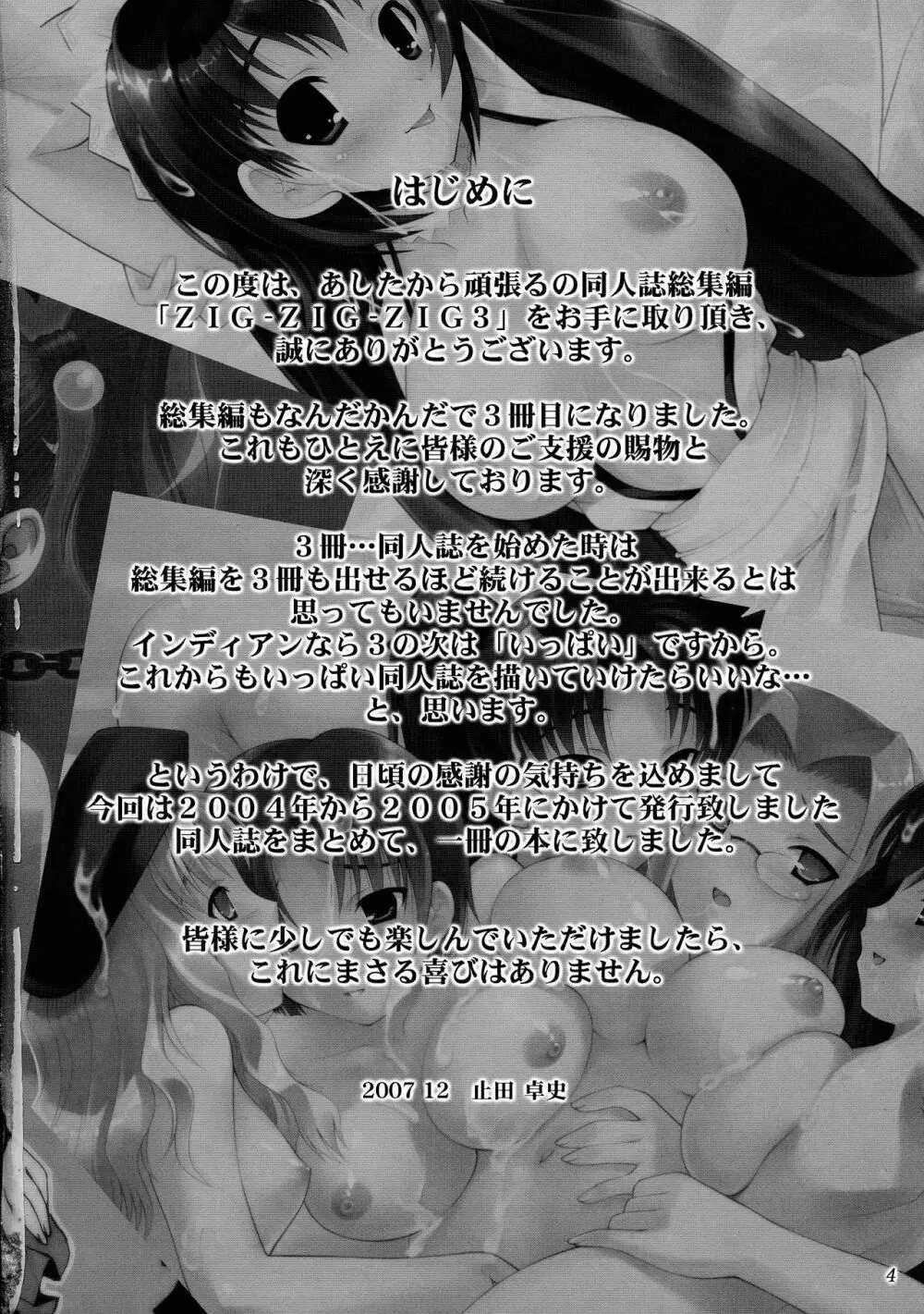 (C73) [あしたから頑張る (止田卓史)] ZIG-ZIG-ZIG 3 -2004~2005- (よろず) Page.4