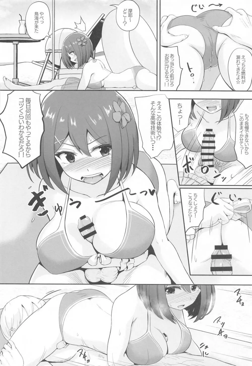 海だ！水着だ！従順摩耶様だ！！ Page.7