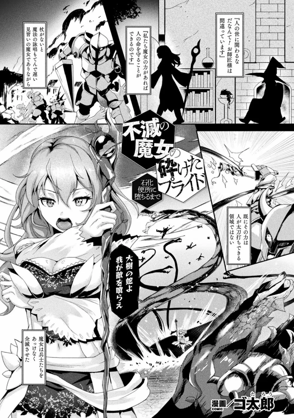 不滅の魔女の砕けたプライド―石化便所に堕ちるまで― Page.1