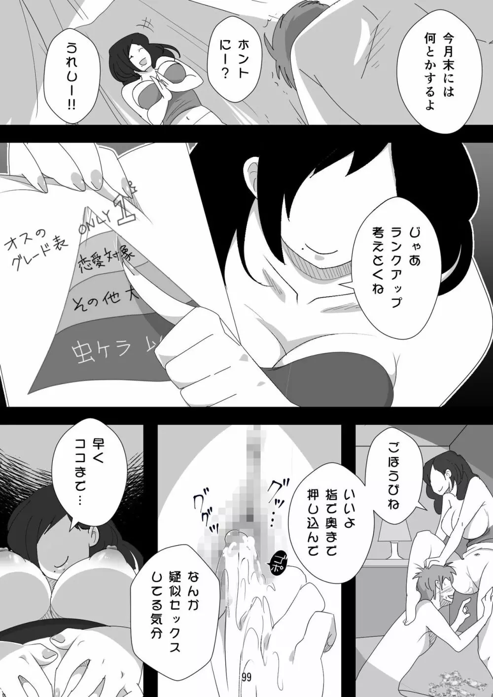 処女ビッチ～貢ぎマゾたらしの女～ Page.99