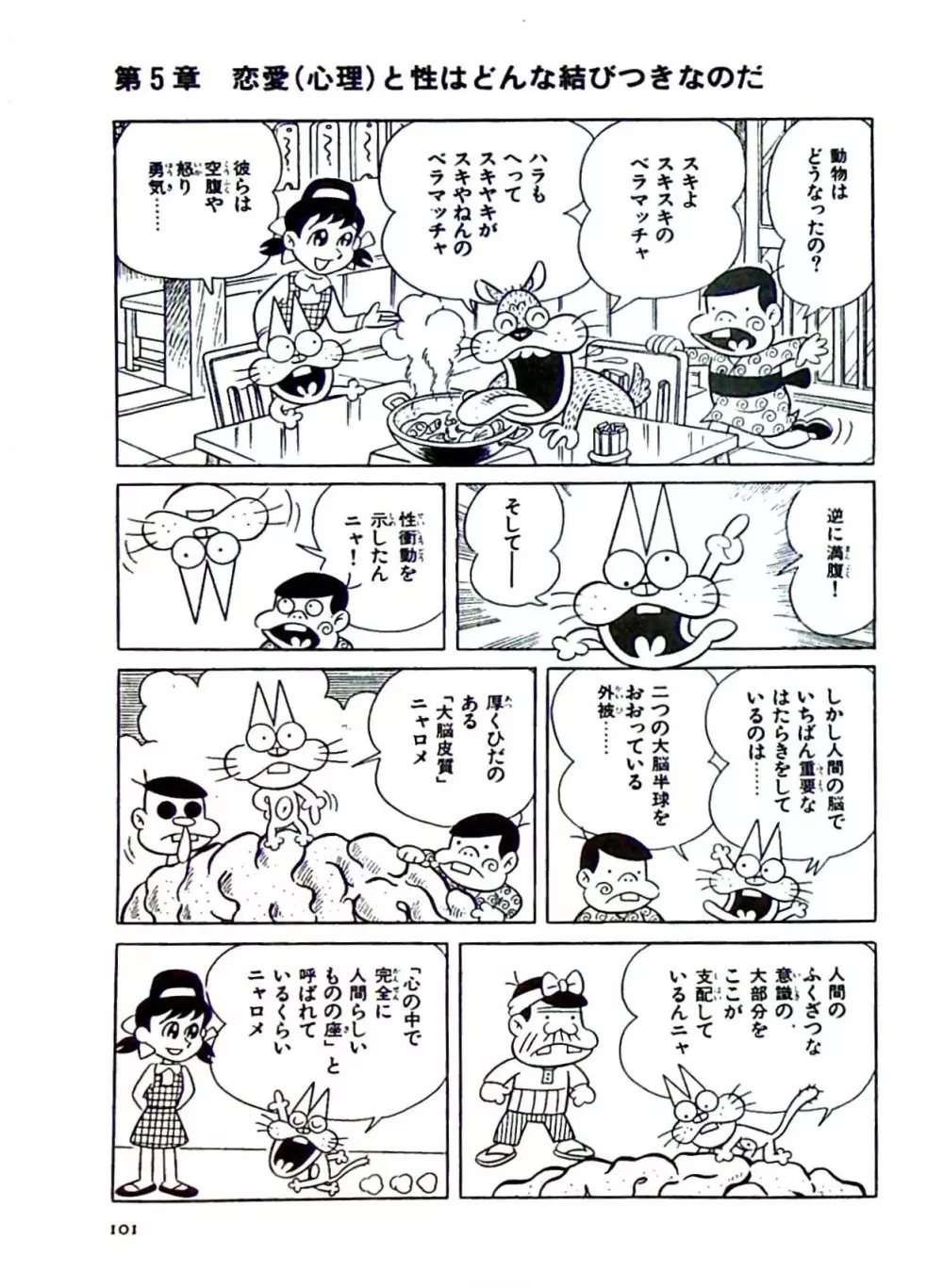 ニャロメのおもしろ性教室 Page.107