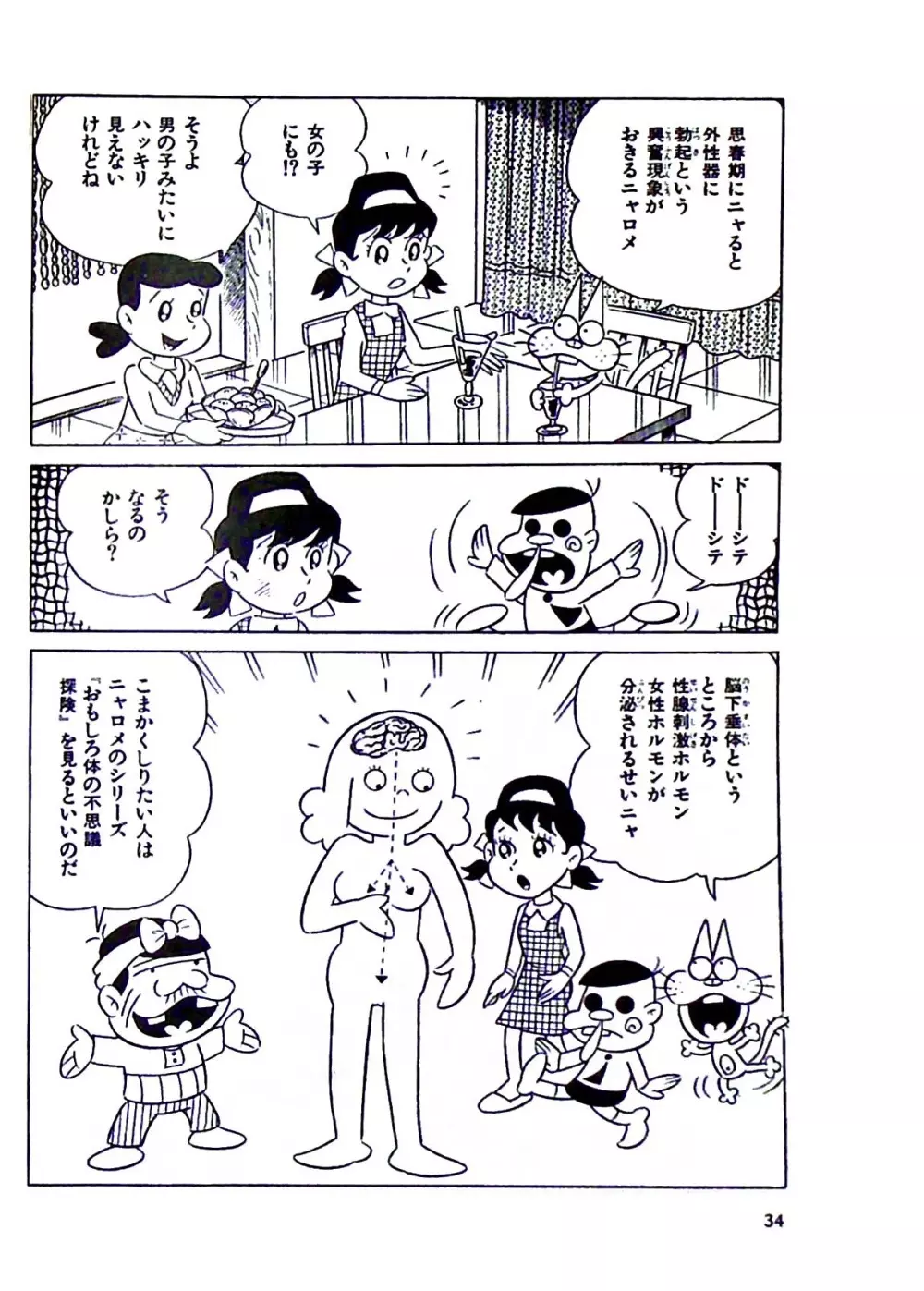 ニャロメのおもしろ性教室 Page.40