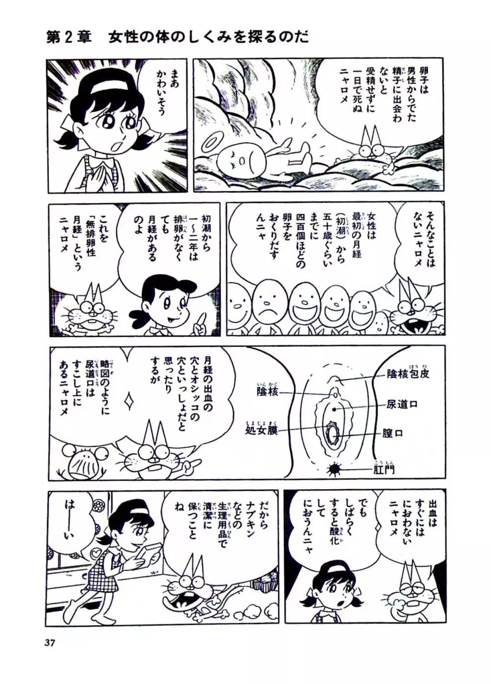 ニャロメのおもしろ性教室 Page.43