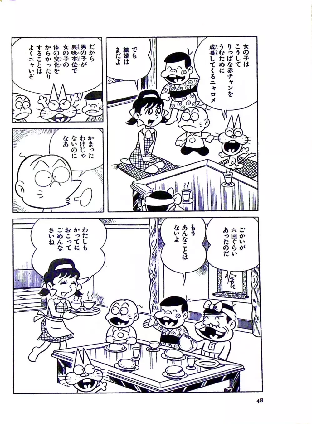 ニャロメのおもしろ性教室 Page.54