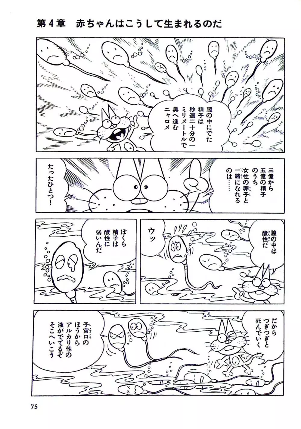 ニャロメのおもしろ性教室 Page.81