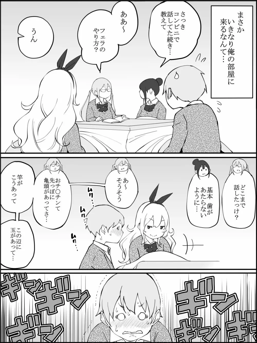 同じクラスのギャル３人と…❤ Page.15