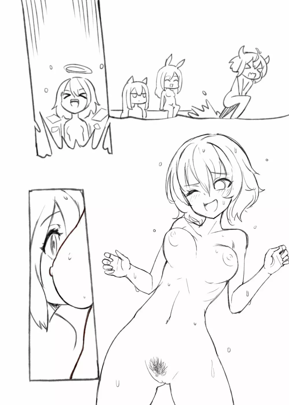 Doki Doki Penguin Bathroom Extras Page.37