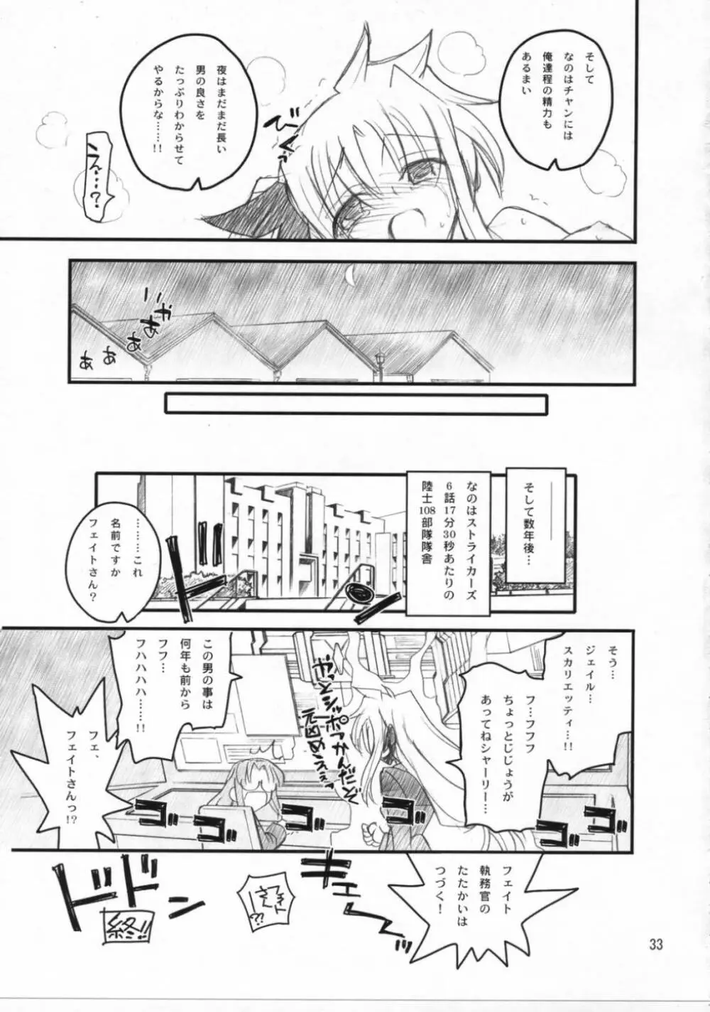 フェイトさん♥まえからうしろから Page.32