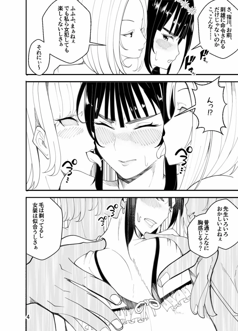 水着で女装!?先生イジリ!! Page.5