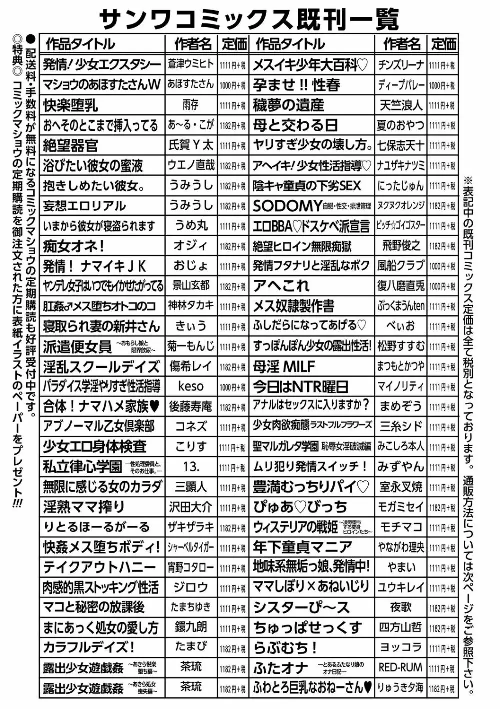 コミック・マショウ 2020年11月号 Page.245