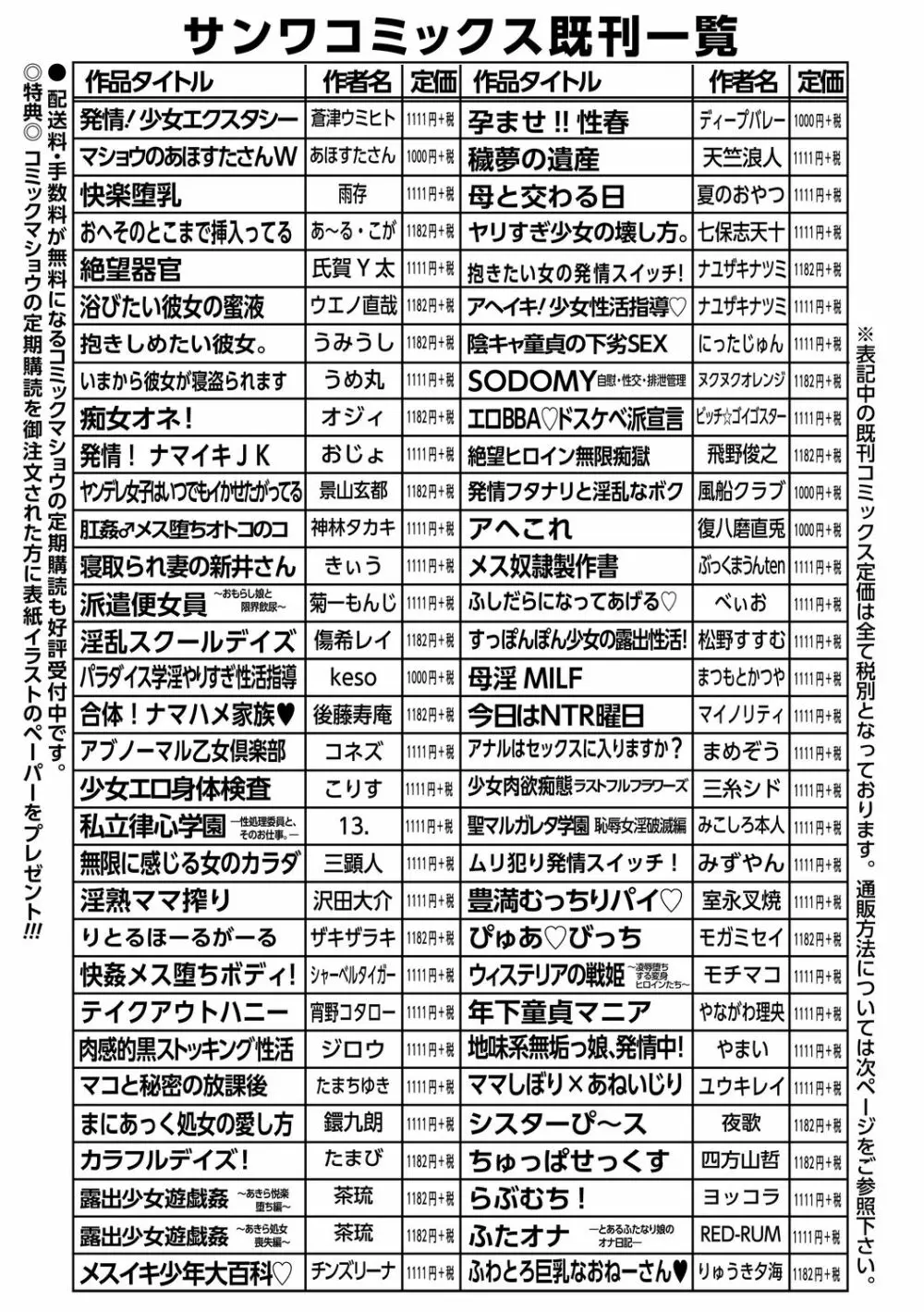 コミック・マショウ 2020年12月号 Page.249