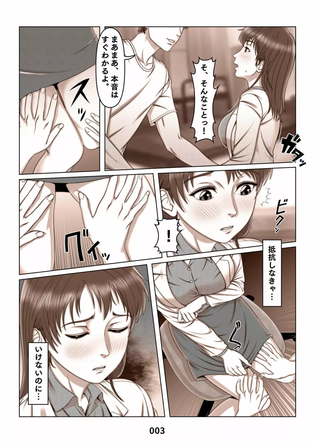 三上圭の憂鬱 ~転校生に寝取られた母~ MOTHER SIDE2 Page.3
