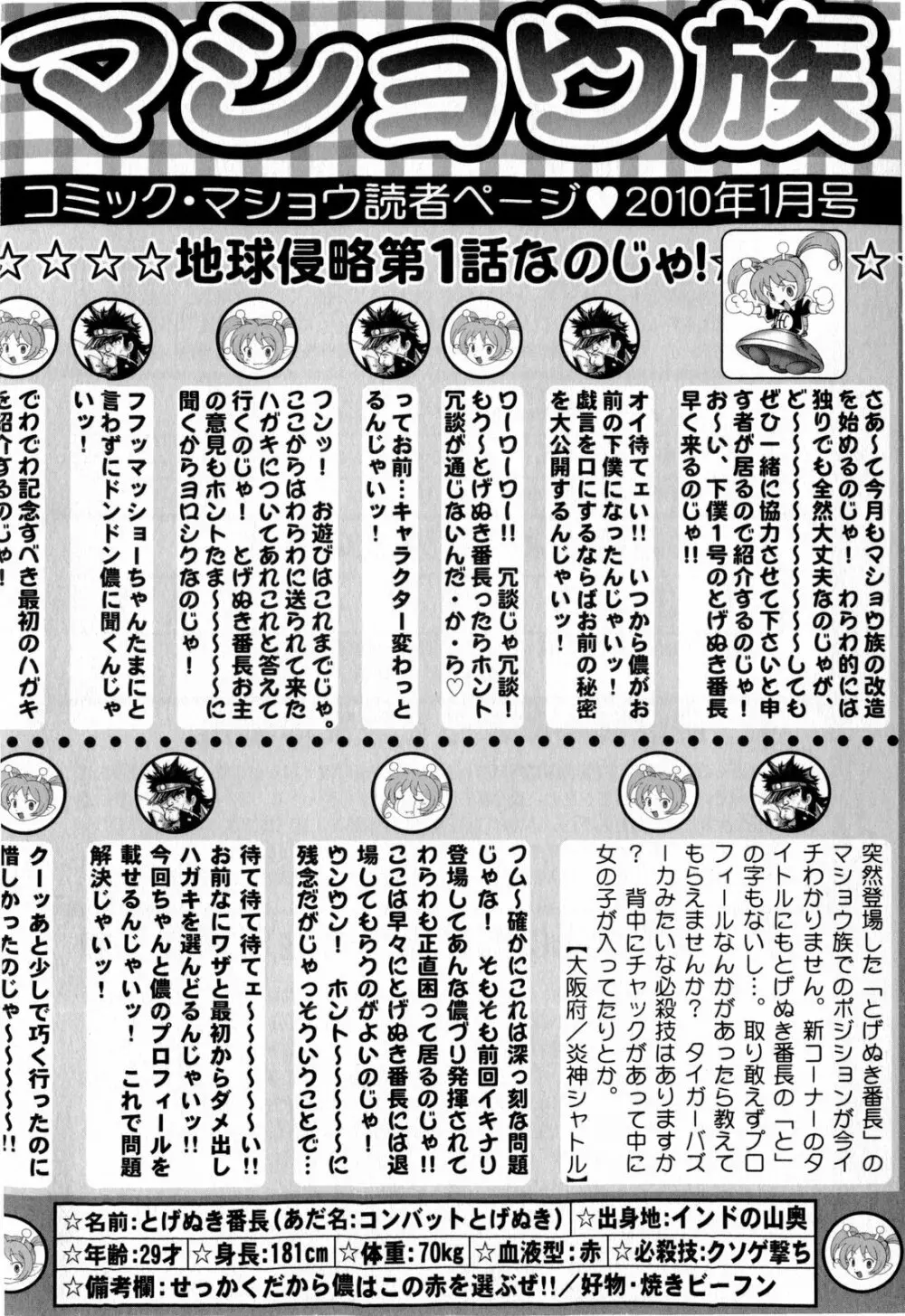 コミック・マショウ 2010年1月号 Page.254