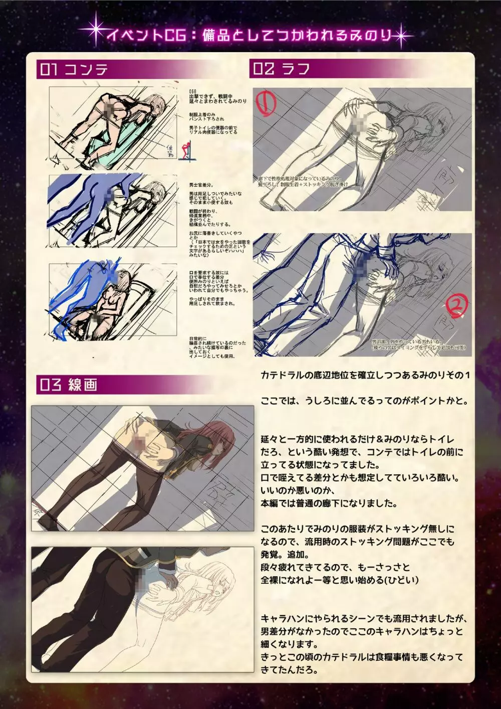 【魔法少女消耗戦線DEADΩAEGIS】デジタルラフ原画集 Page.53