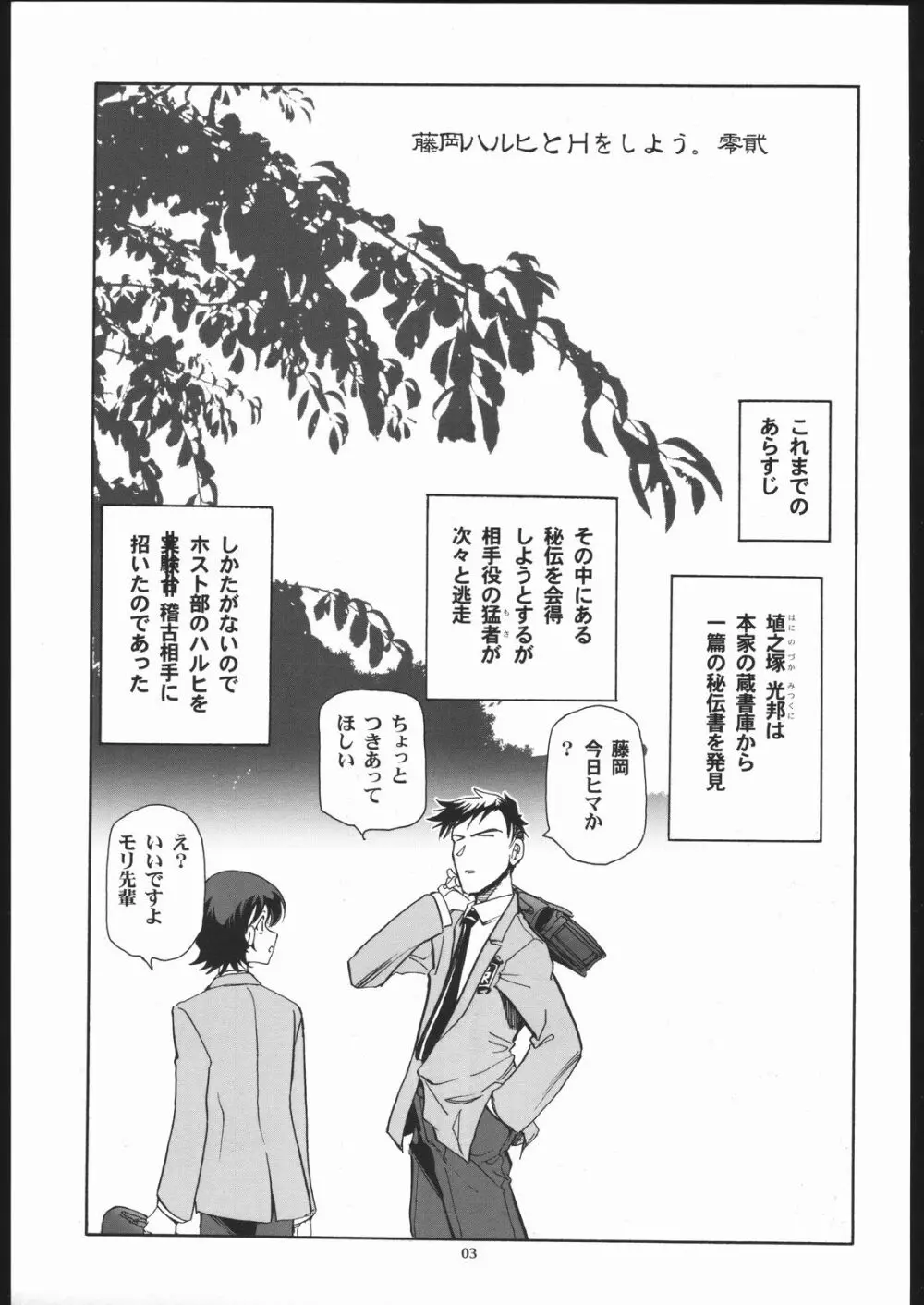 藤岡ハルヒとえっちをしよう。 02 Page.2