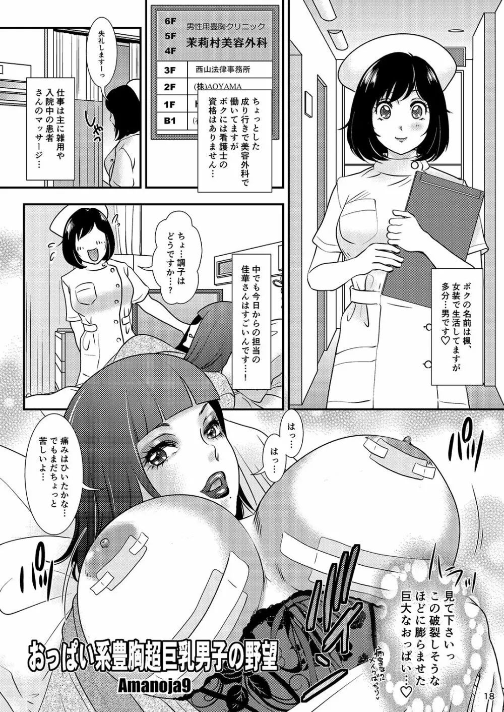 BEHAVIOUR+10 ～おっぱい系豊胸巨乳男子の日常～ Page.18