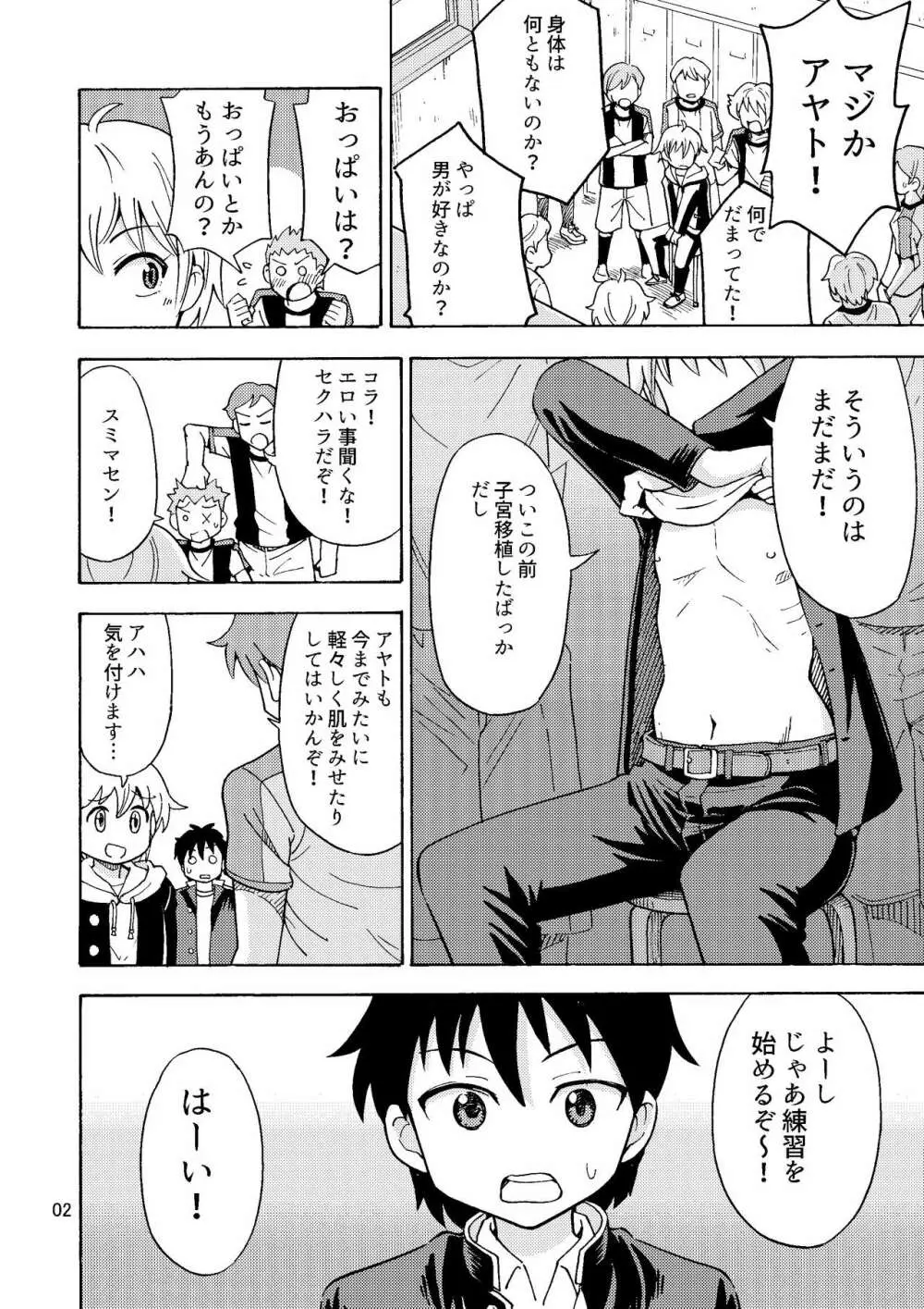 親友♂が女の子になりました Page.3