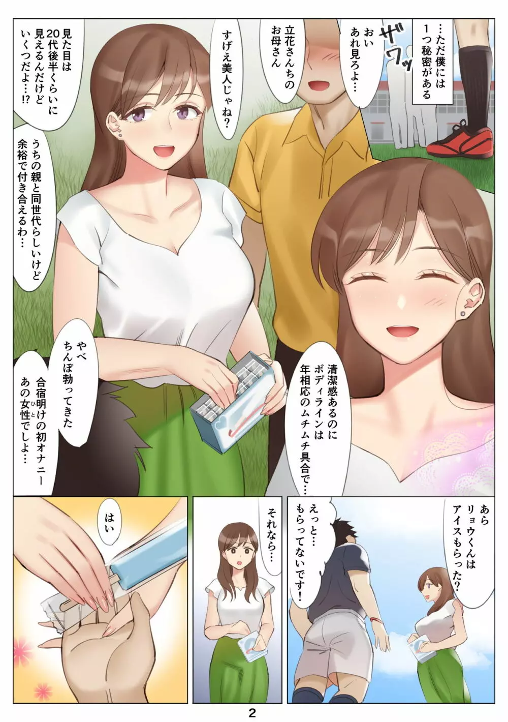 僕と彼女のお母さんとひと夏の恋の終わり 前編 Page.3