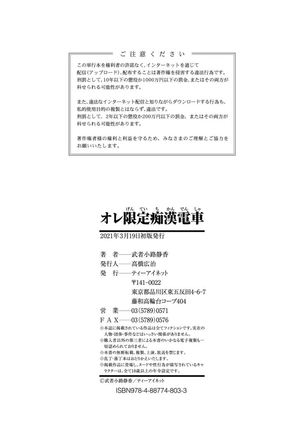 オレ限定痴漢電車 Page.202