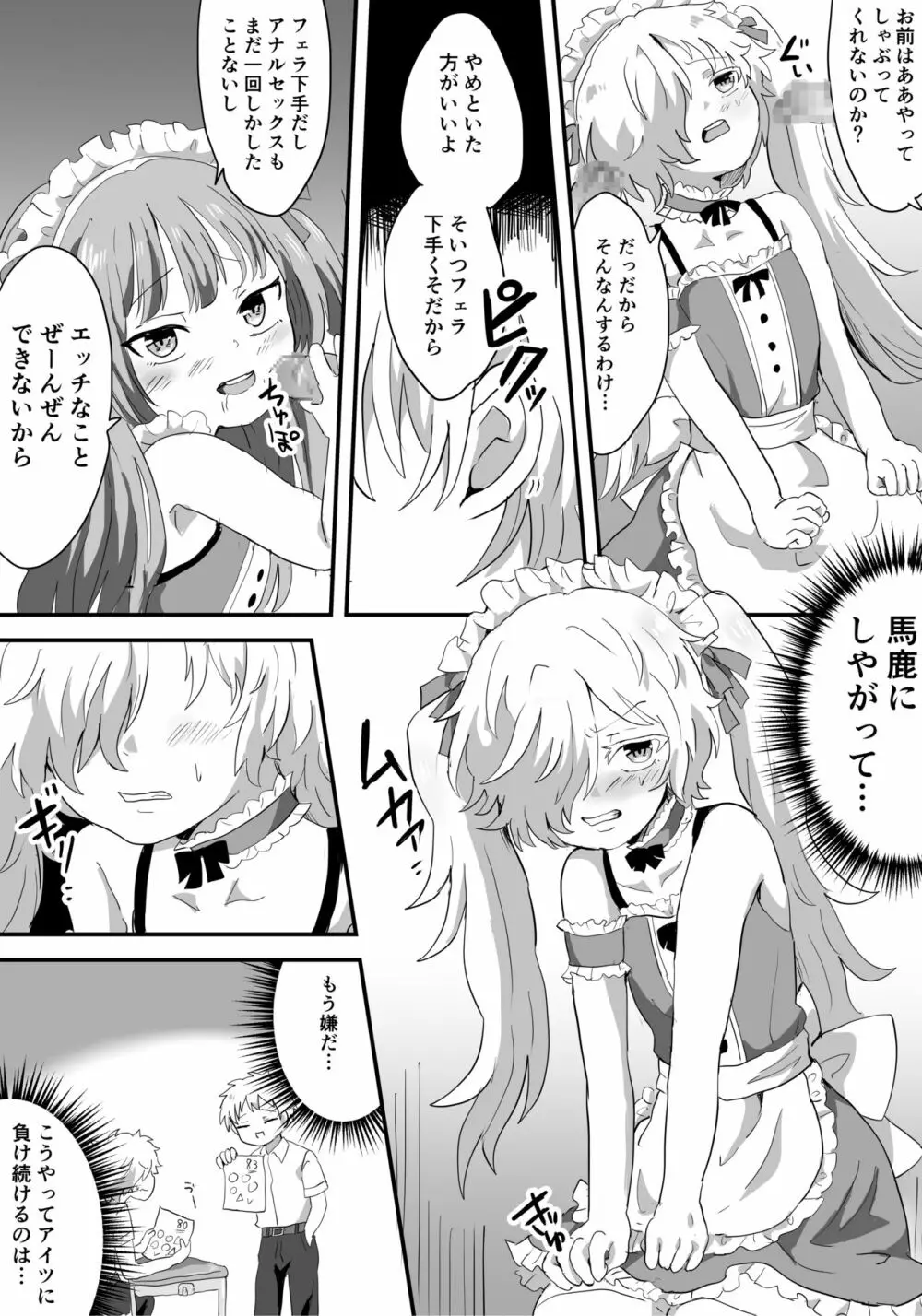 メス堕ち女装メイドはみんなの肉便器 Page.8