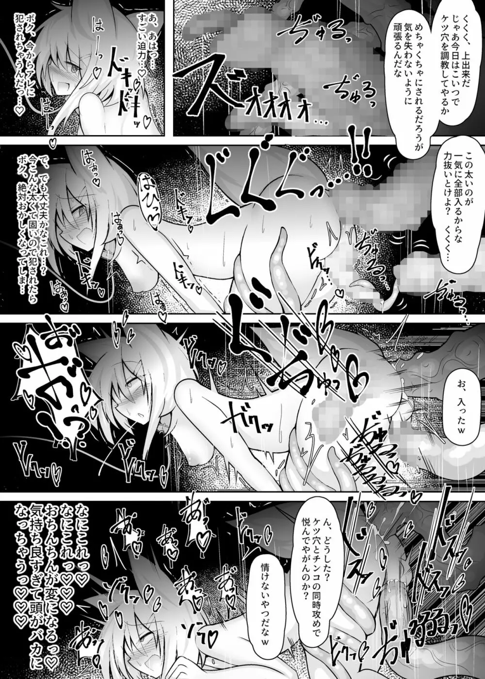 ふたなり化獣少女 触手調教本 Page.13