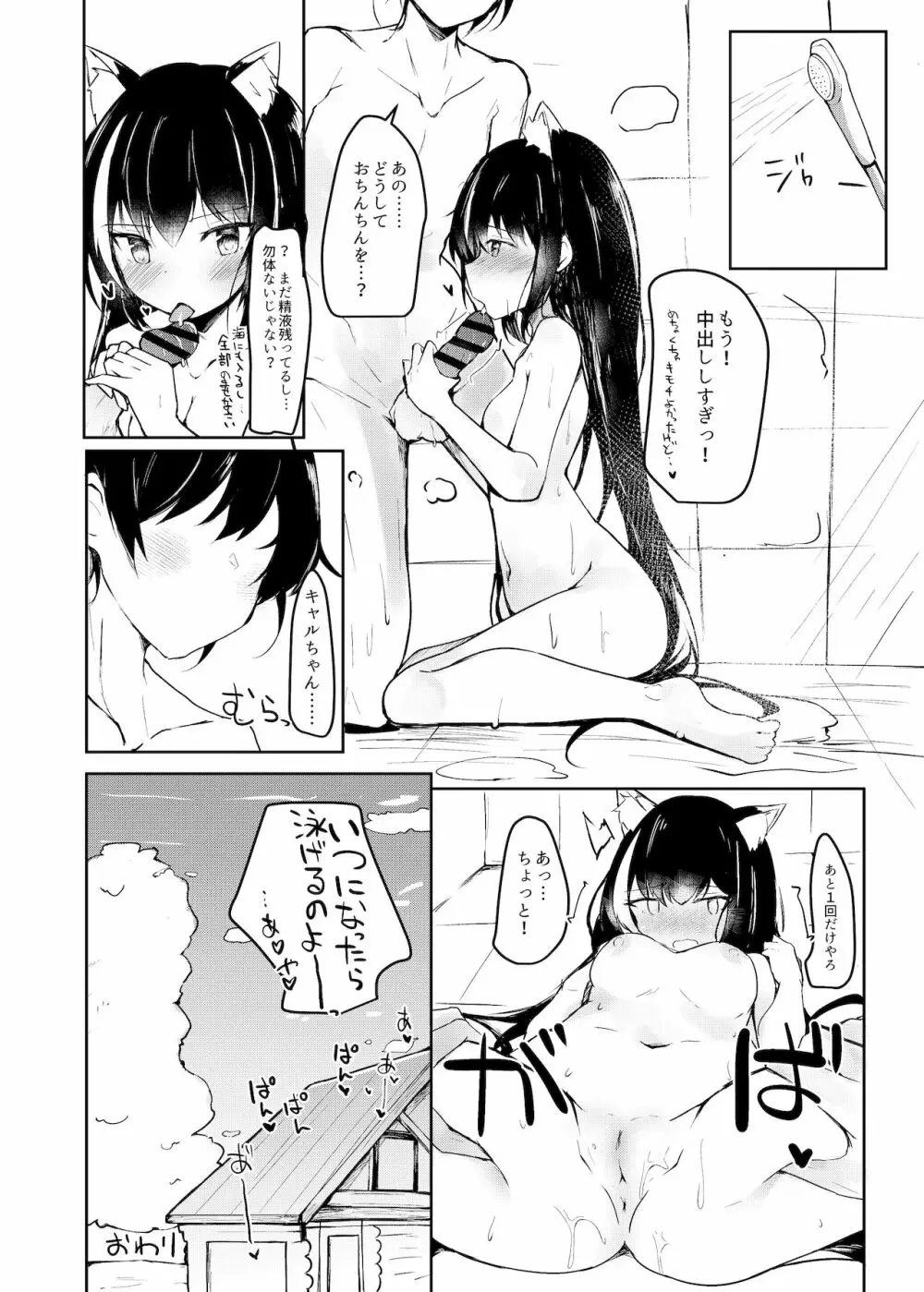 デレデレキャルちゃんと水着でえっち Page.23