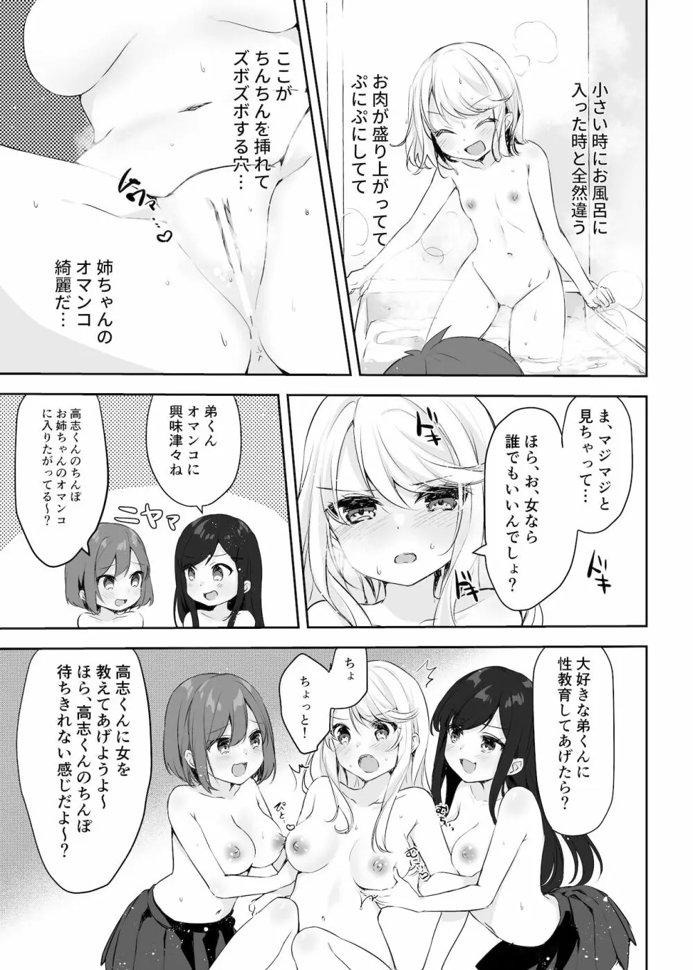 僕のお姉ちゃんと友達を眠らせて襲ってみたら返り討ちにあった Page.30