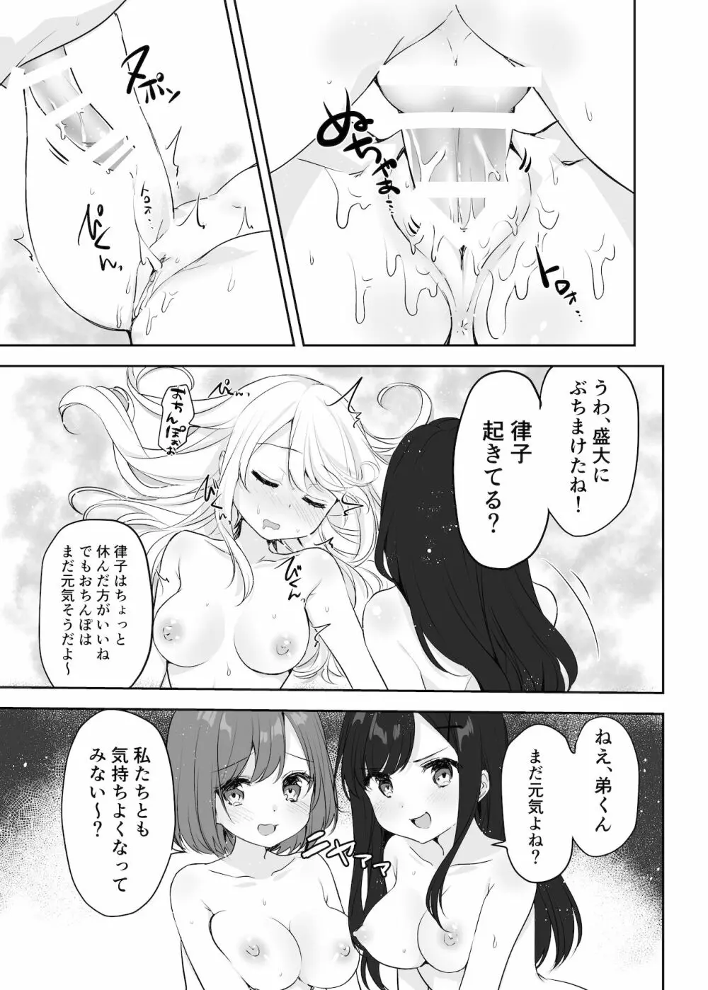 僕のお姉ちゃんと友達を眠らせて襲ってみたら返り討ちにあった Page.38