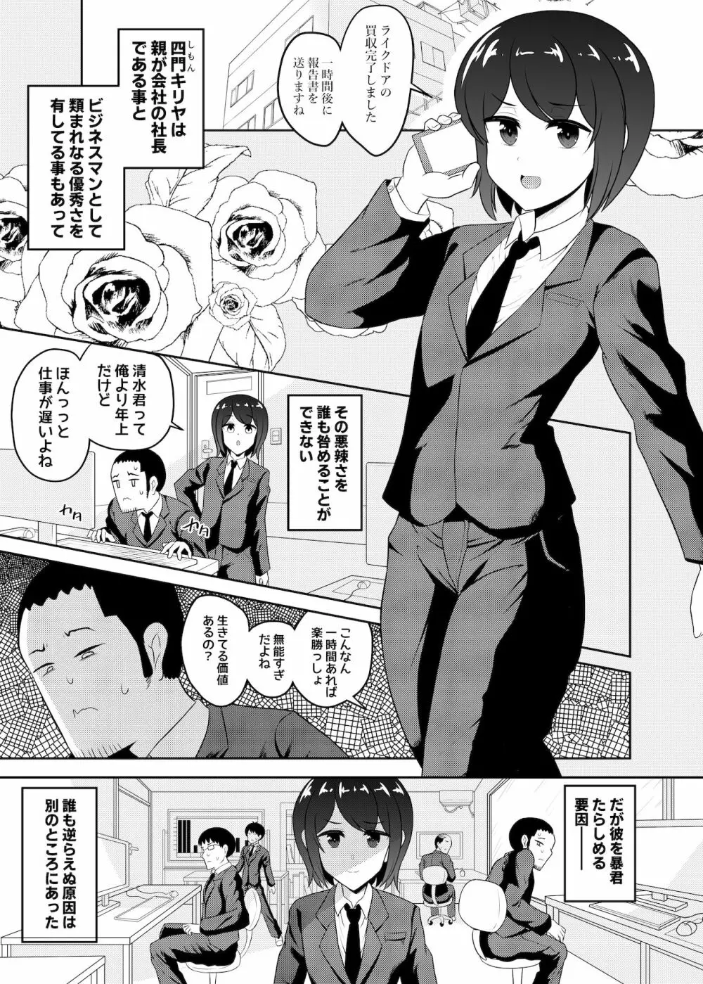 成敗!!パワハラ変態マゾカマ上司 Page.3