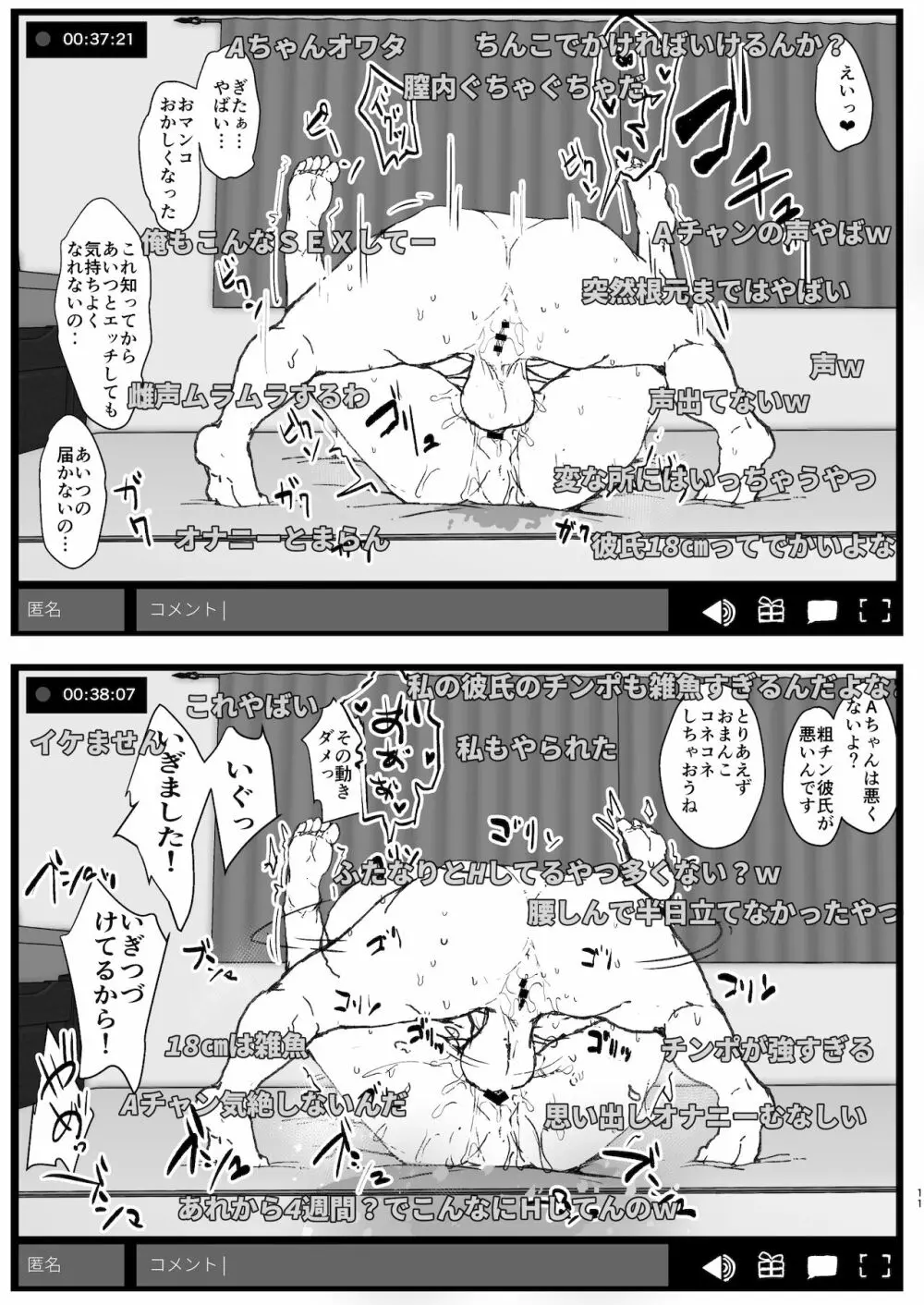 ふた娘に悪戯しちゃいけません ハメ撮り配信編 Page.11