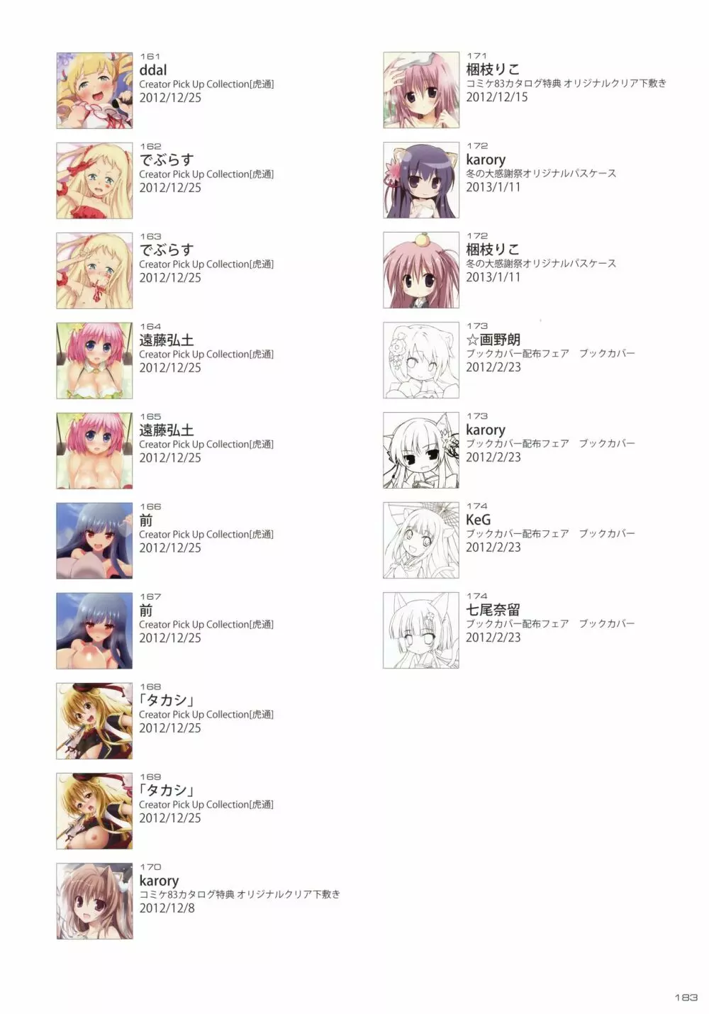 Toranoana Chronicle 2012 Page.181