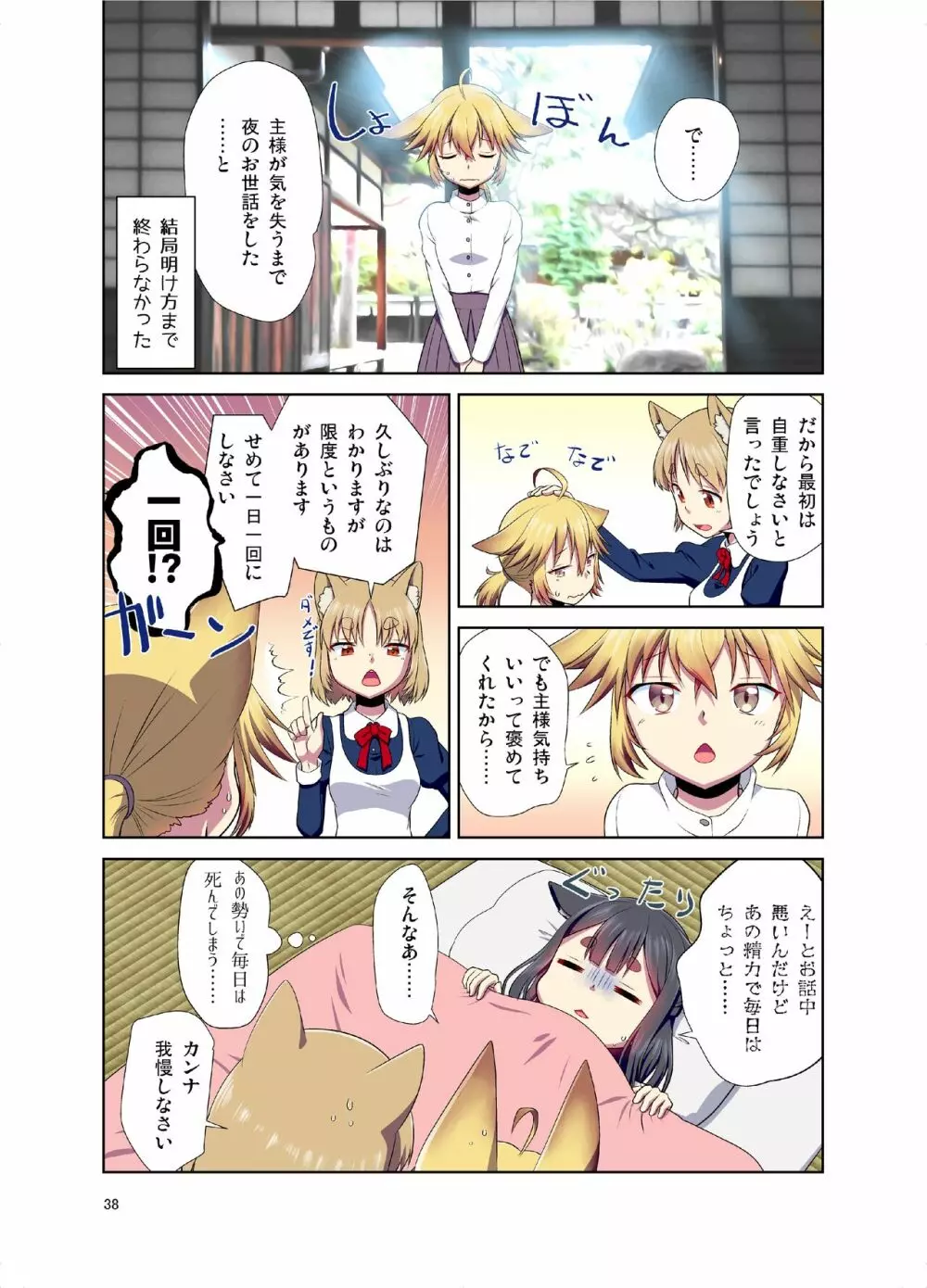 目が覚めたらケモミミ少女になっていたお話 Page.38