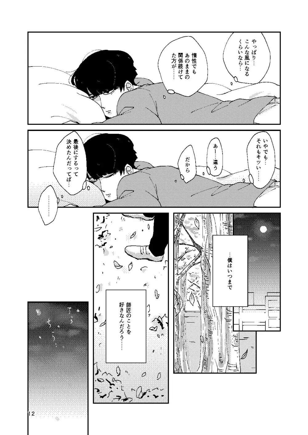 【R18】僕と師匠のよくある話（Web再録） Page.11