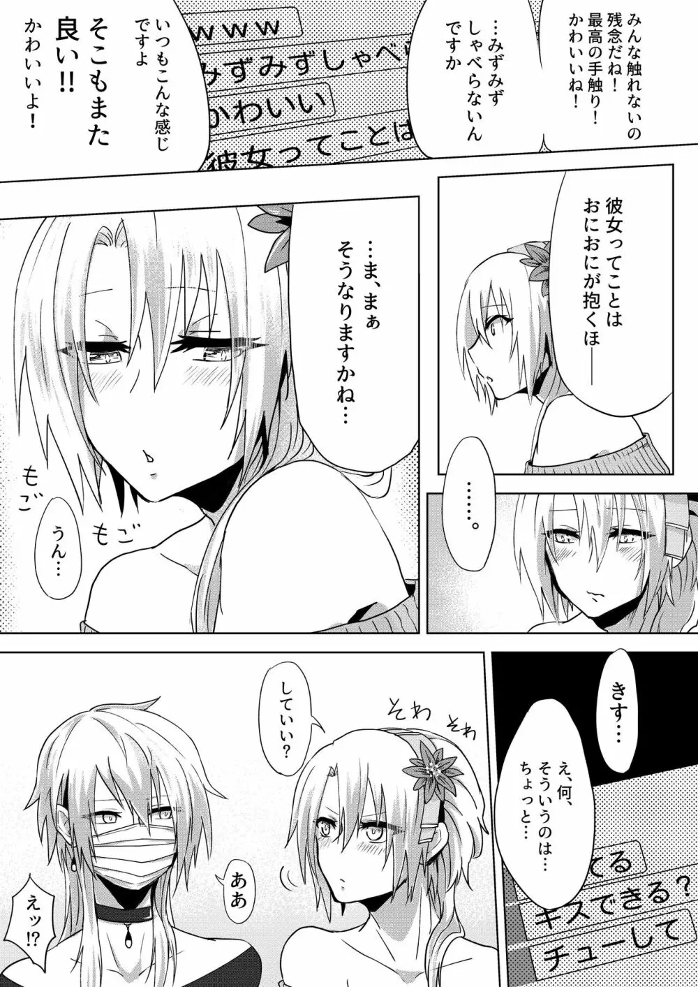 女装配信はじめました Page.7