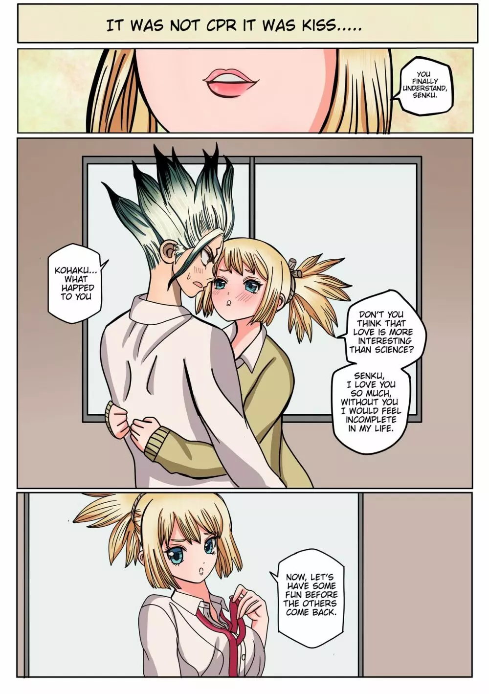 Senku x Kohaku love chemistry Page.5