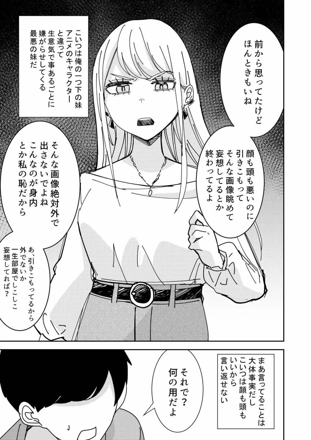 催眠アプリで! ～クソ生意気な妹をオナホにしてみた～ Page.3