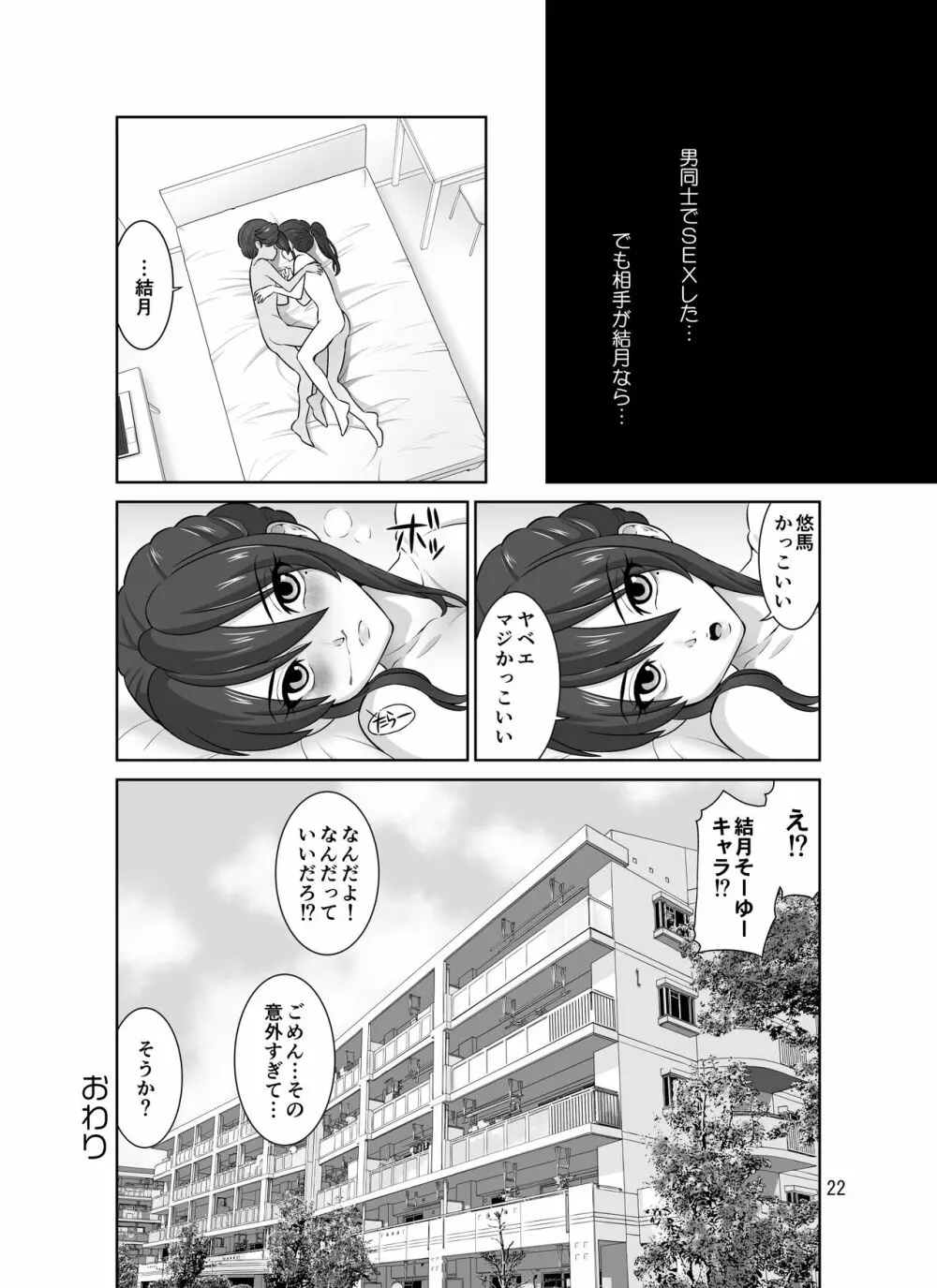 超絶美少年の友達と一緒にオナニーしてたらいつの間にかシテた Page.22