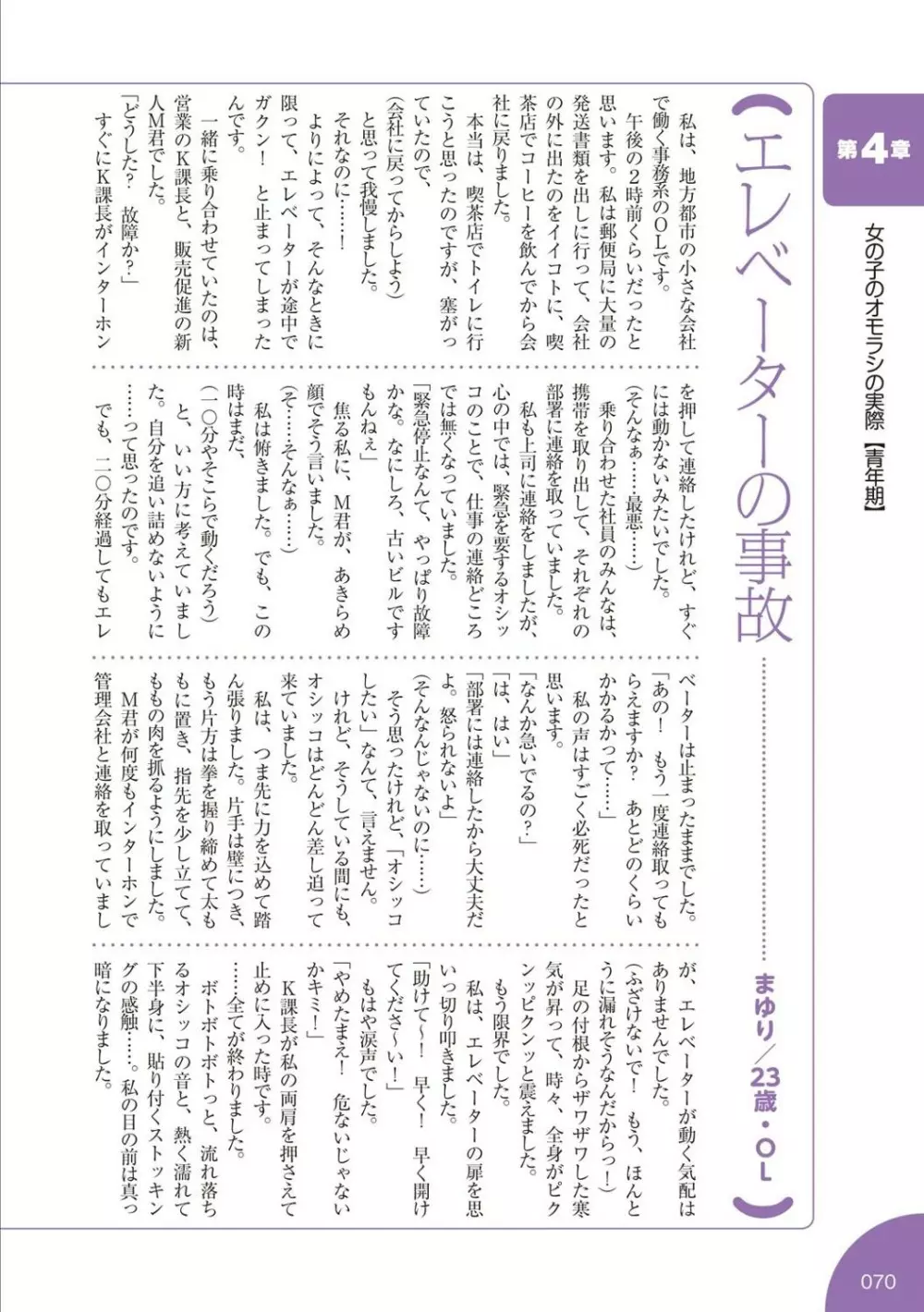 総天然色 失禁少女の基礎知識 Page.71