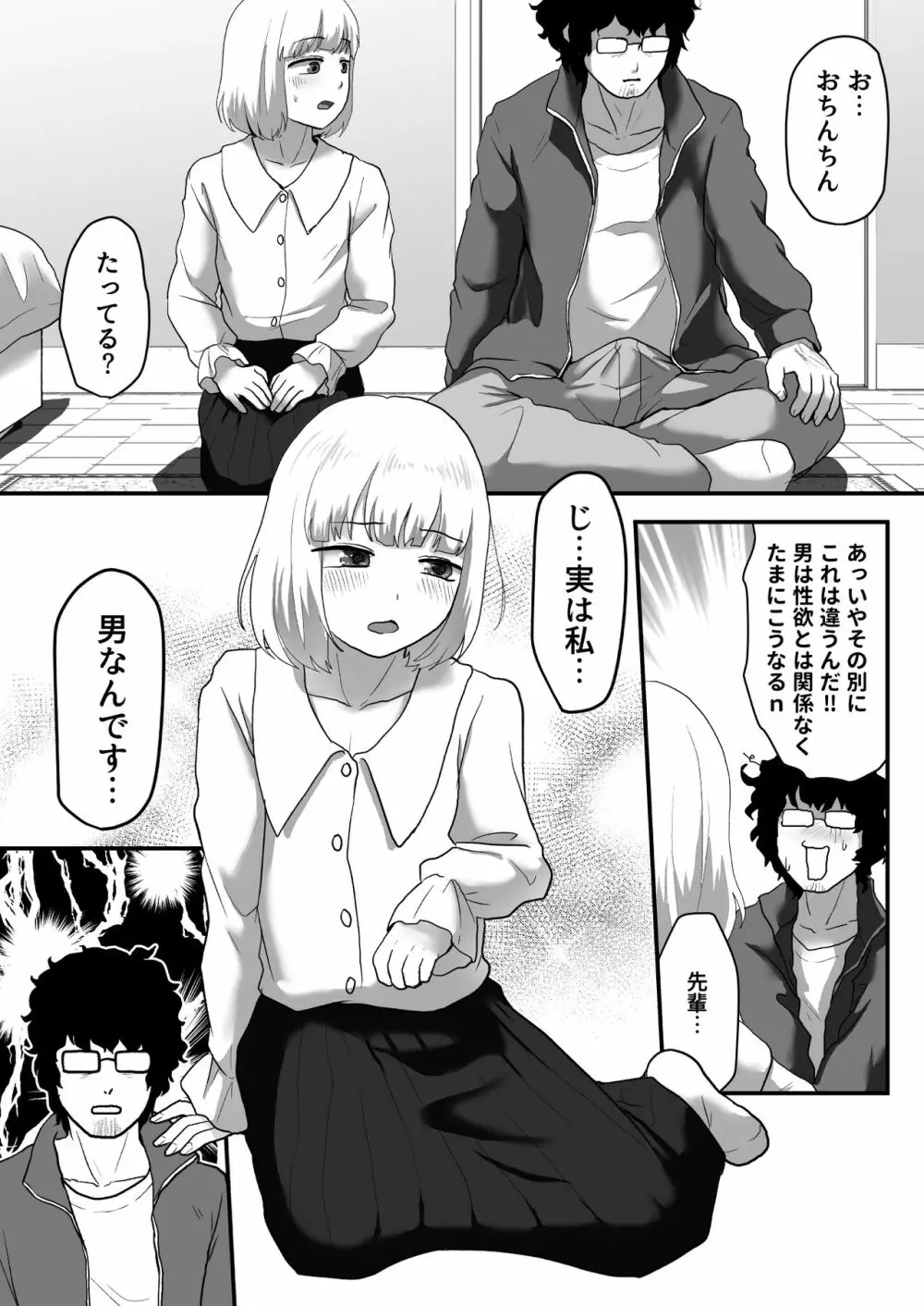 私が男でも勃起しますか!? Page.8