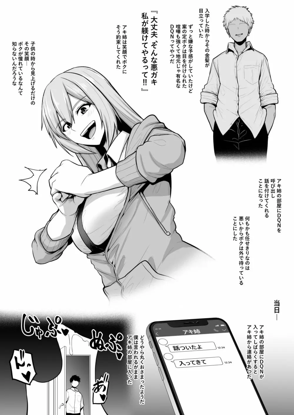 年上お姉さんオラオラ系DQNに返り討ちにされ雌堕ち Page.14