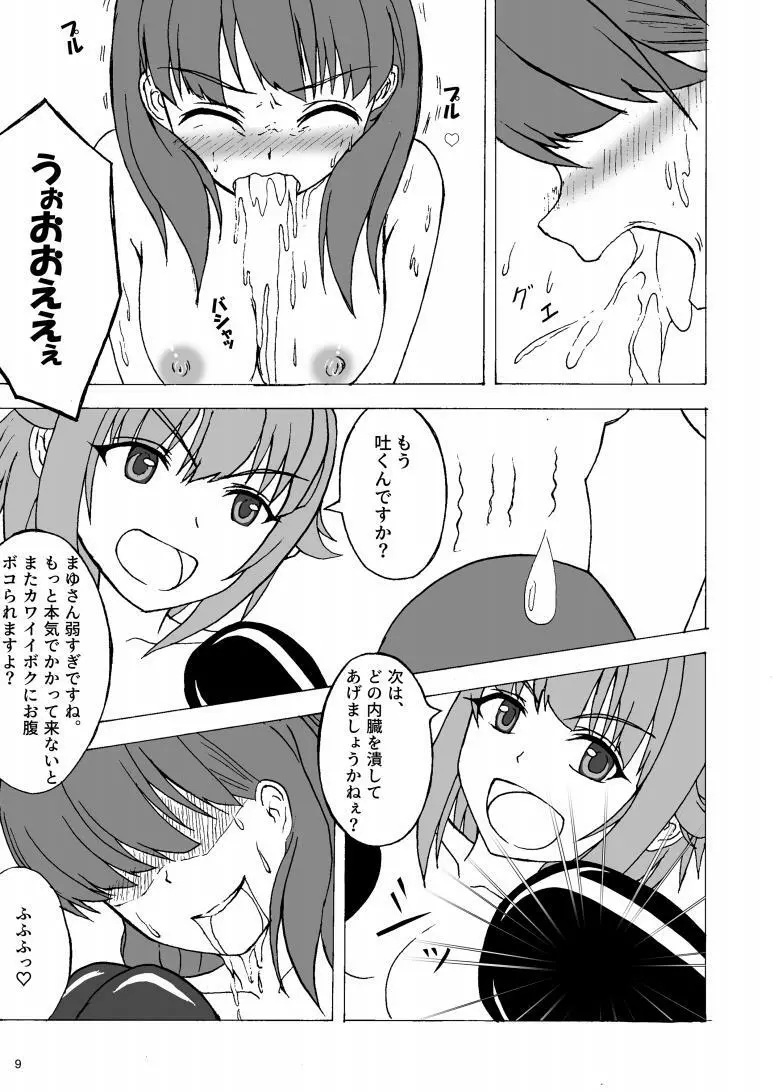 THE  ~ボクがまゆさんに腹パン!?~ Page.8