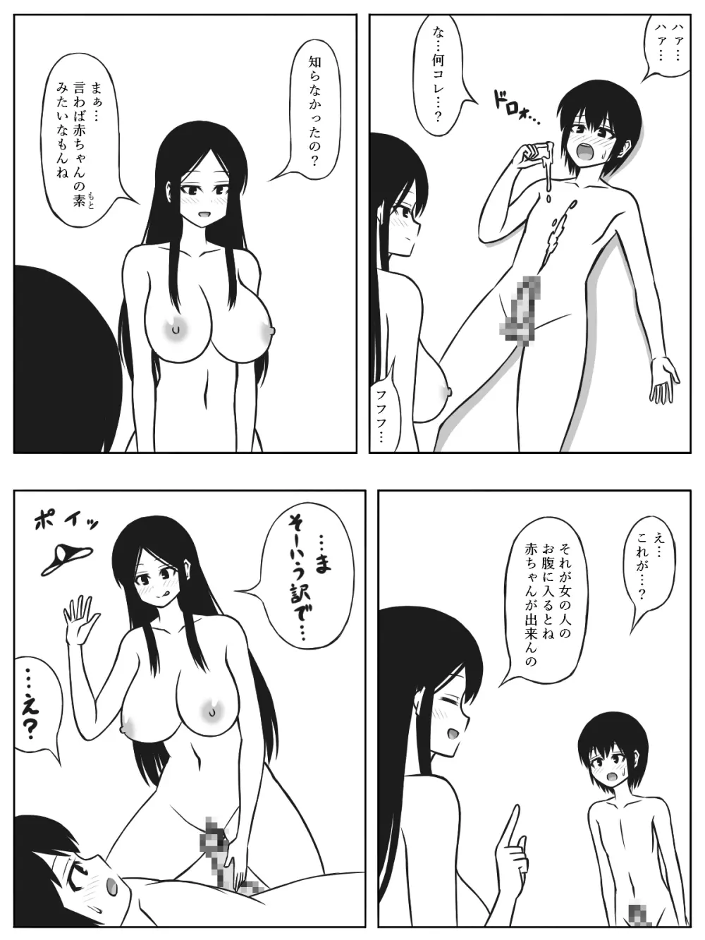 無人島にショタとお姉さんが流れ着いたら子作りくらいしかやる事は無い Page.7