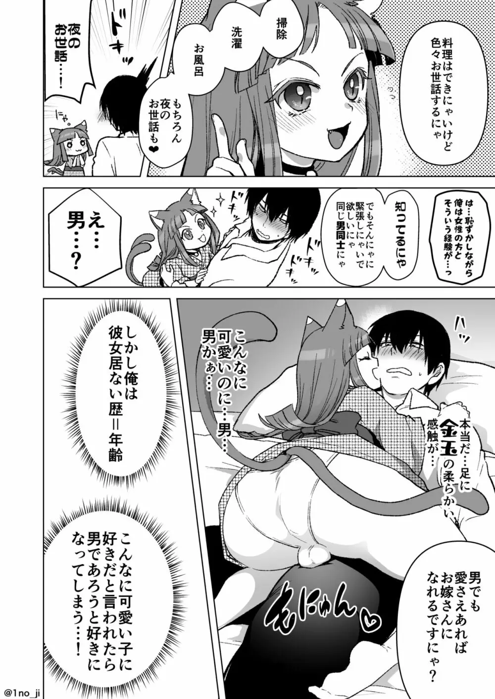 猫耳男の娘がお嫁さんになってくれる漫画 Page.2